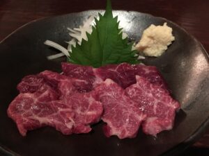 馬刺し 1日 適量